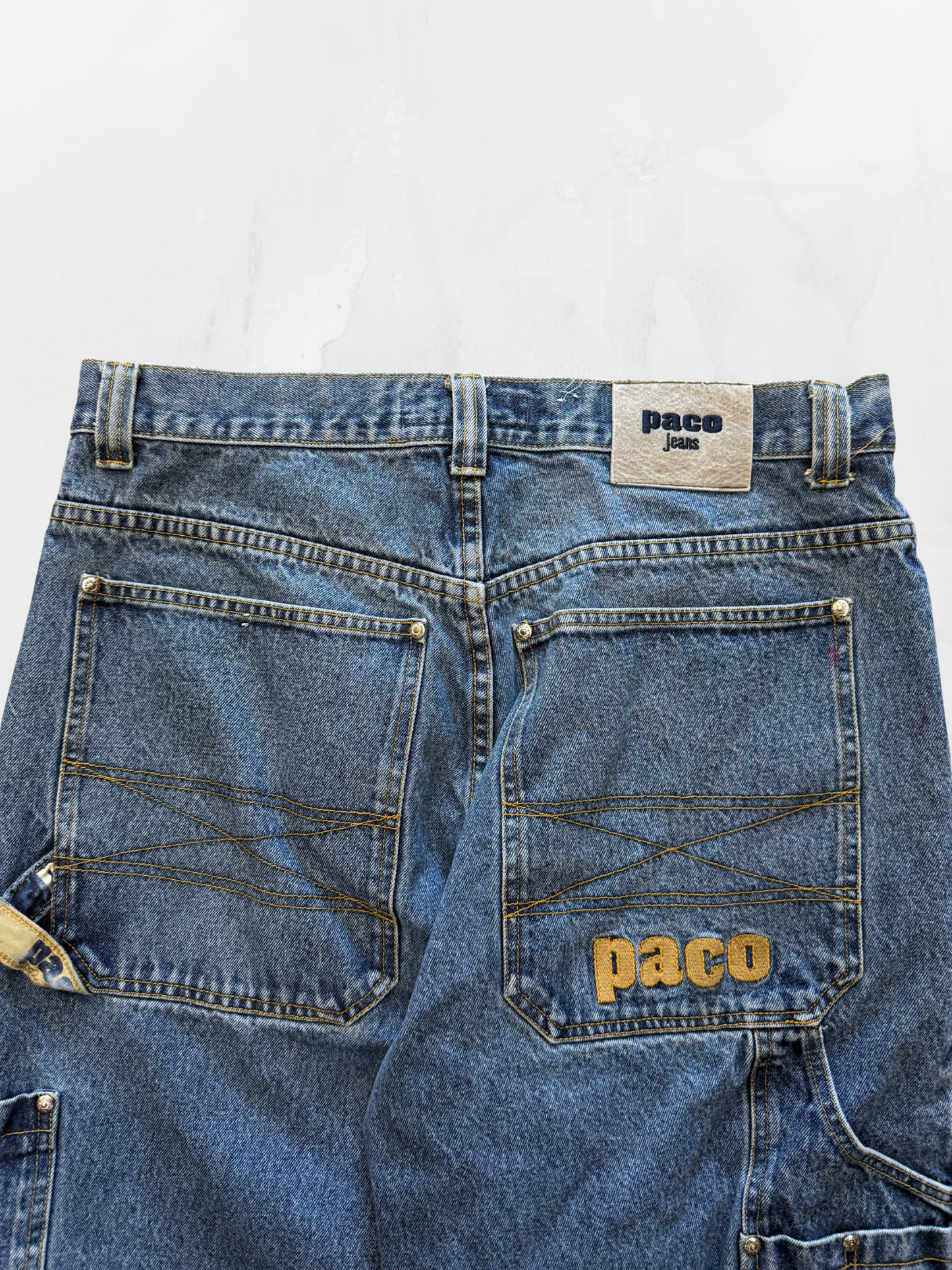 Paco Y2K Baggy Blue Jeans (36”)