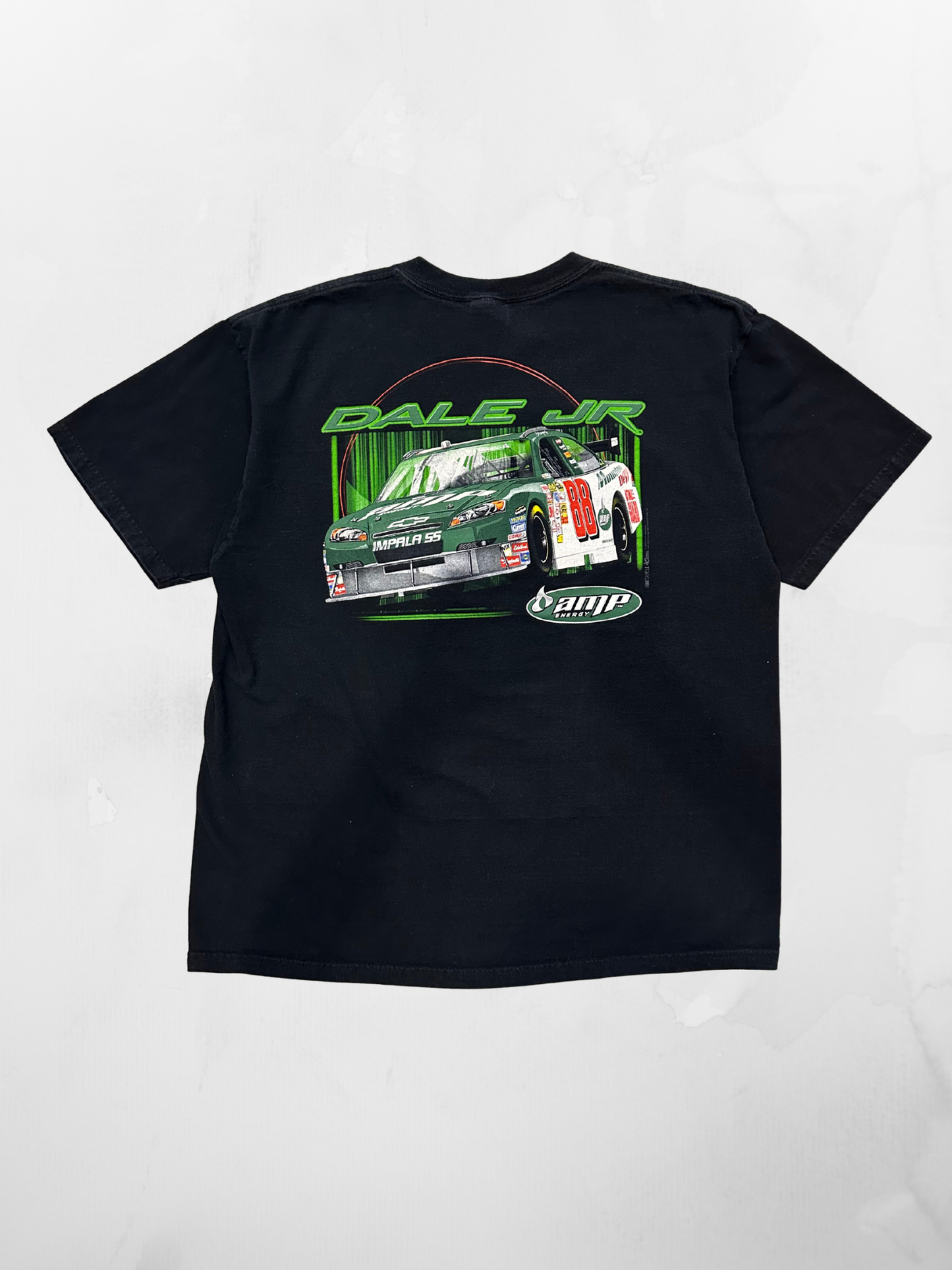 Dale Jr NASCAR 00s Black T-shirt (L)
