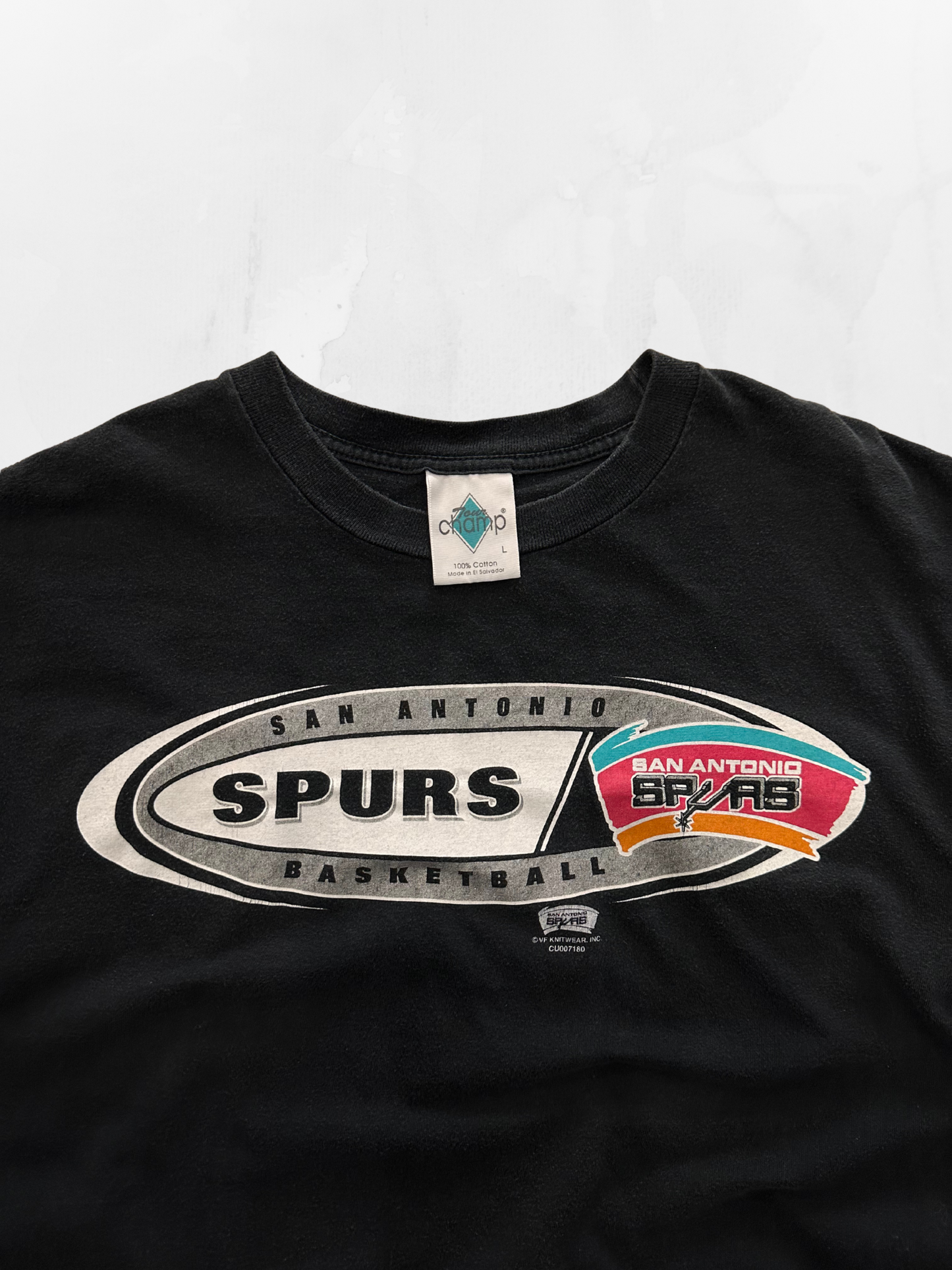 San Antonio Spurs Fiesta 00s Black T-shirt (L)