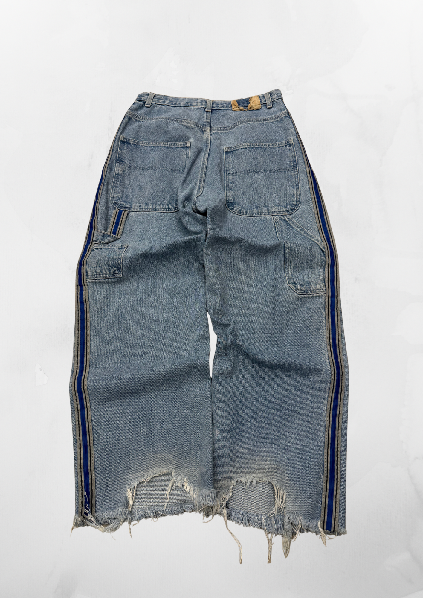 Utility Y2K Baggy Blue Jeans (30”)
