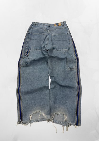 Utility Y2K Baggy Blue Jeans (30”)