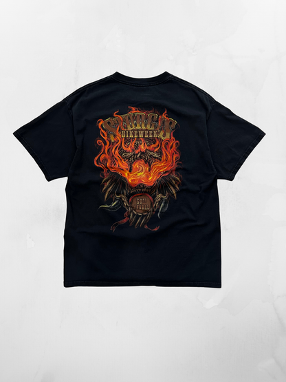 Sturgis Bike Week 00s Faded Black T-shirt (L)