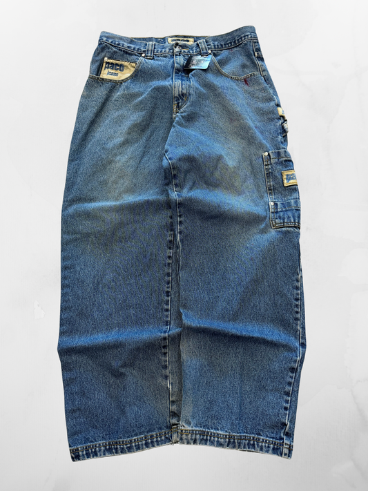 Paco Y2K Baggy Blue Jeans (36”)