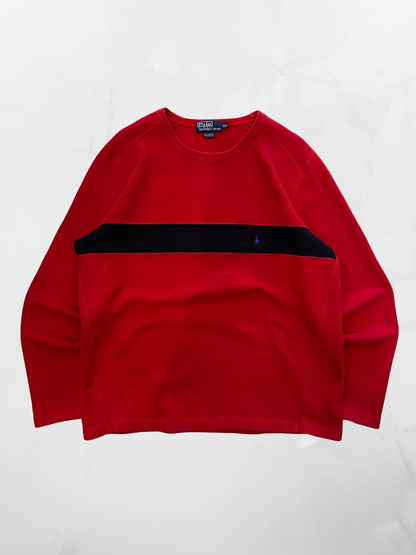 Polo 90s Red Longsleeve (XL)
