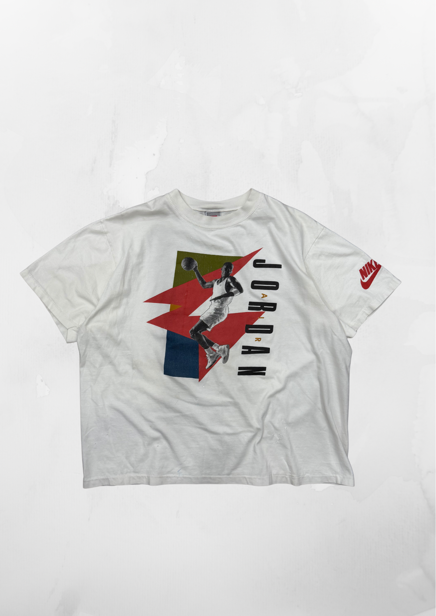 Nike Jordan Air Promo 90s White T-shirt (boxy XL)