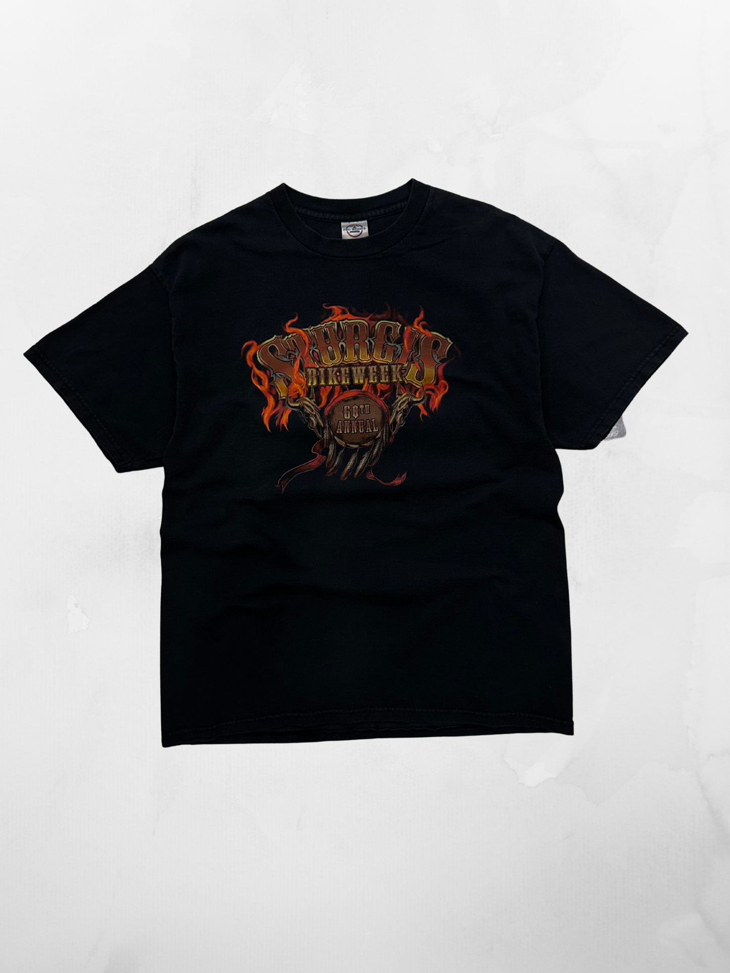 Sturgis Bike Week 00s Faded Black T-shirt (L)