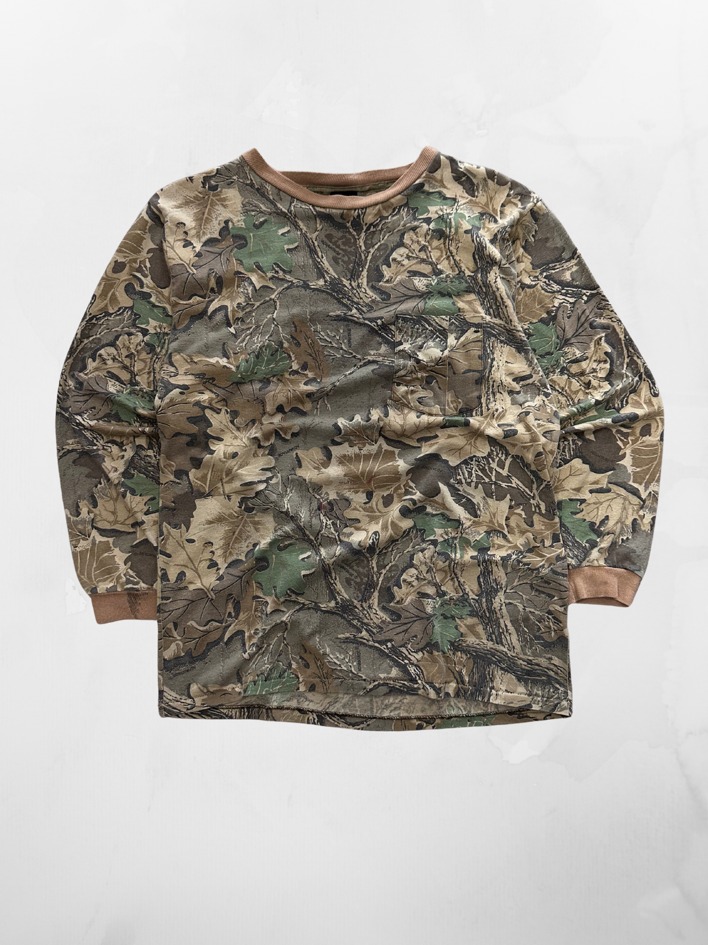 Camo Blank 90s Longsleeve T-shirt (S)
