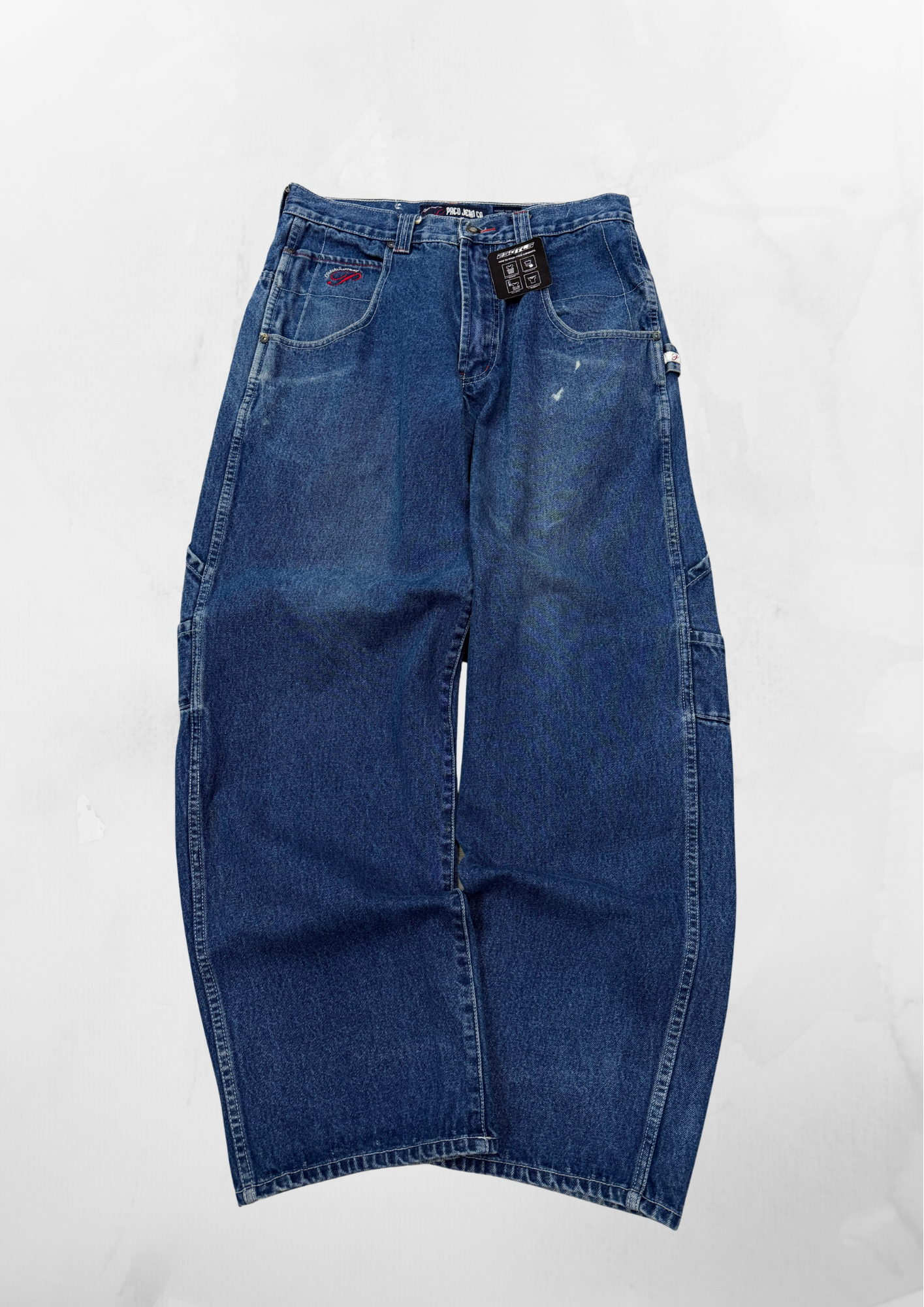 Paco Y2K Baggy Blue Jeans (32”)