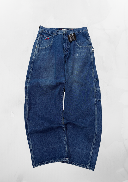 Paco Y2K Baggy Blue Jeans (32”)