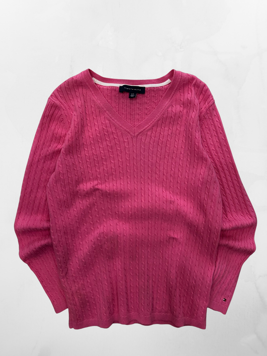 Women’s Tommy Hilfiger 00s Pink Knitwear (M)