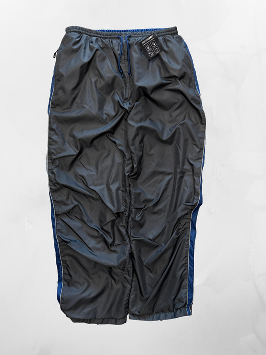 Unbranded 00s Reversible Grey Blue Track Pants (M)