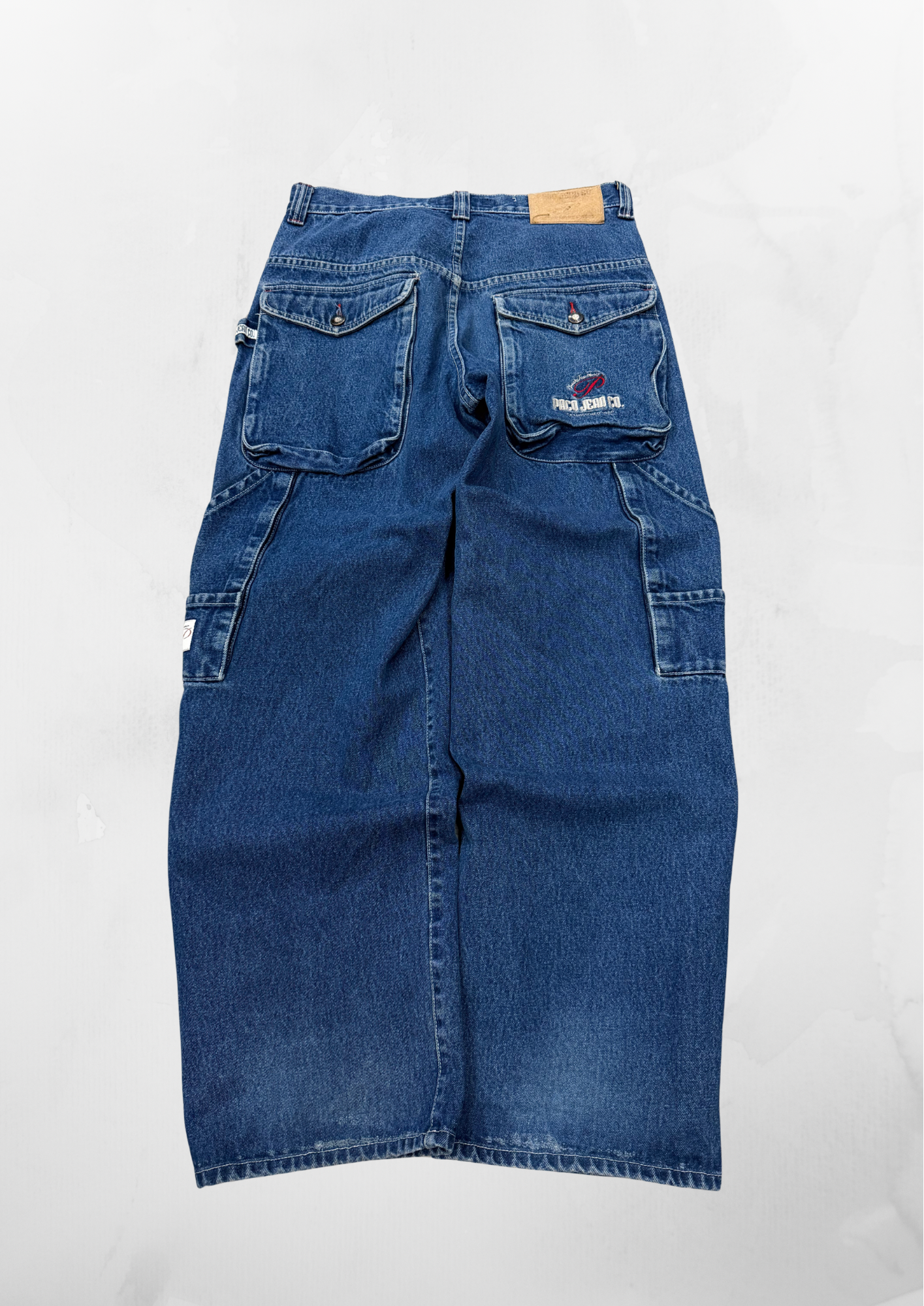 Paco Y2K Baggy Blue Jeans (32”)