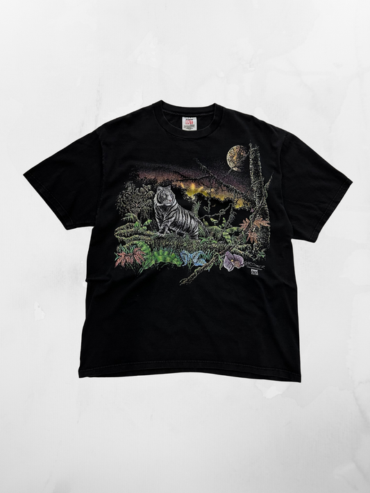 Nature White Tiger ‘93 Black T-shirt (XL)