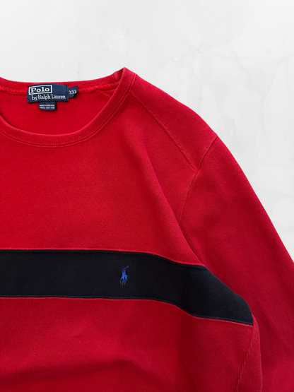 Polo 90s Red Longsleeve (XL)