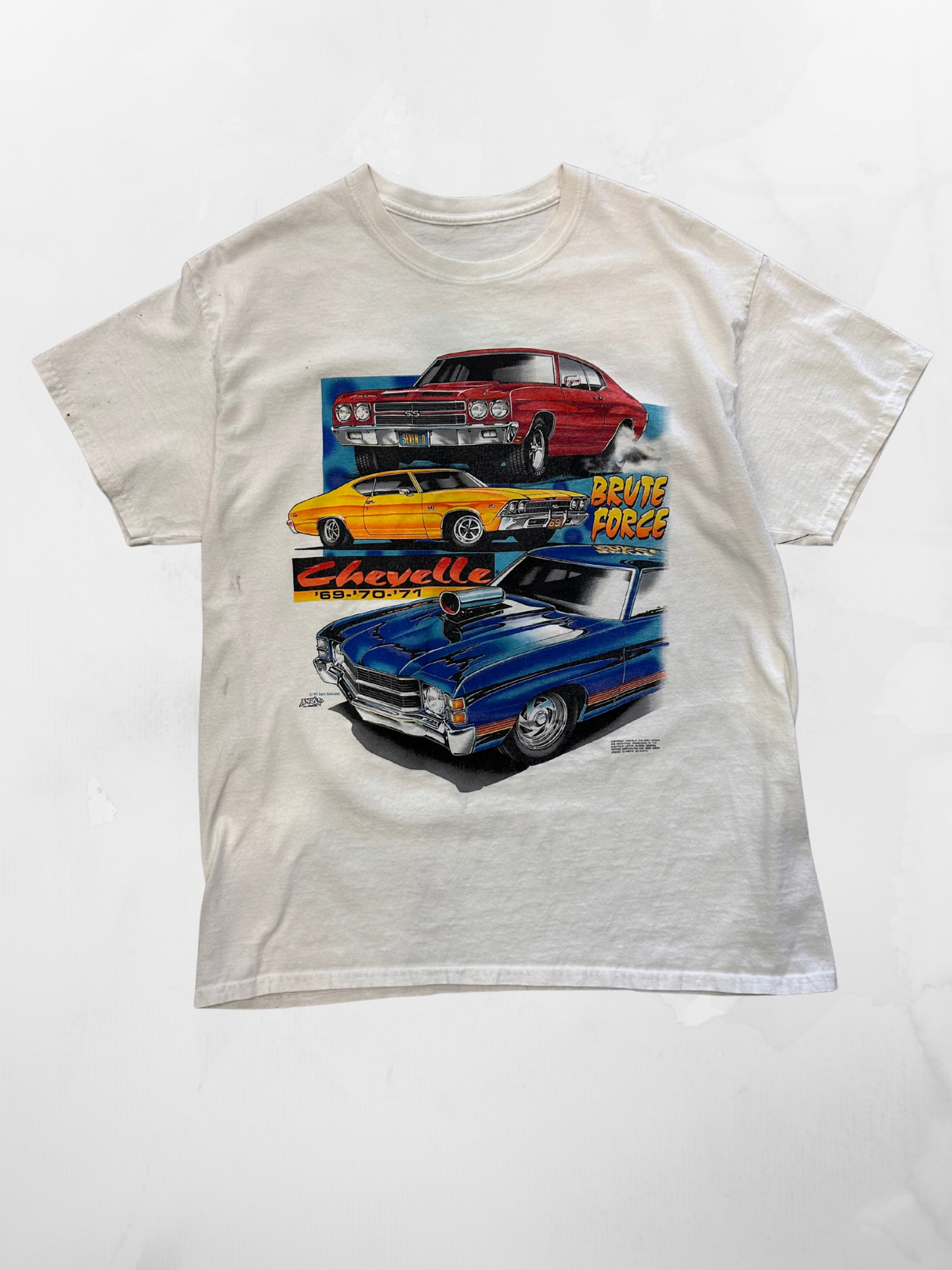 Chevrolet Car ‘95 White T-shirt (M)