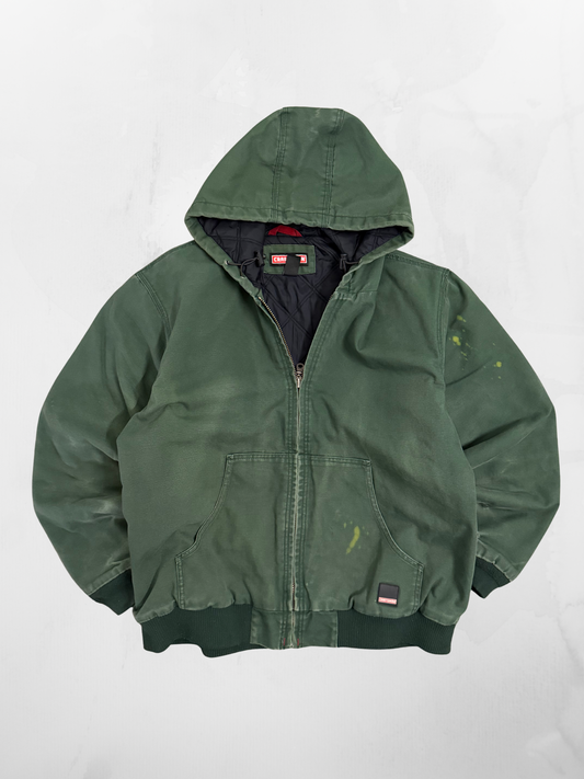 Craftsman Workwear 00s Green Zip Up Jacket (XL)