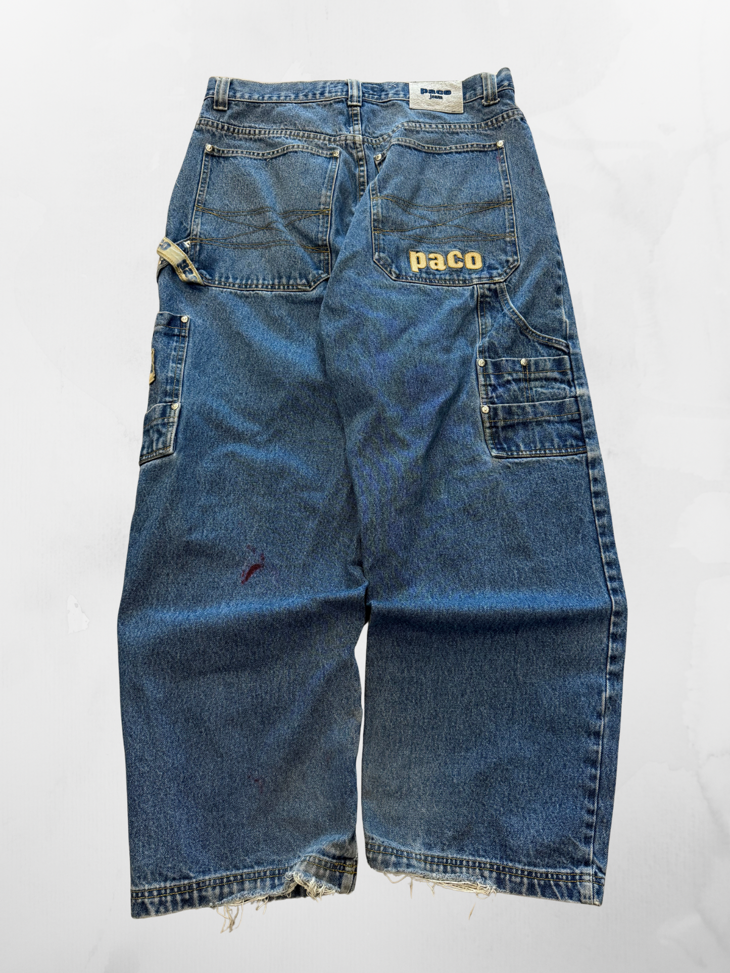 Paco Y2K Baggy Blue Jeans (36”)