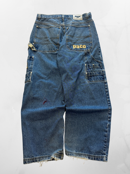 Paco Y2K Baggy Blue Jeans (36”)