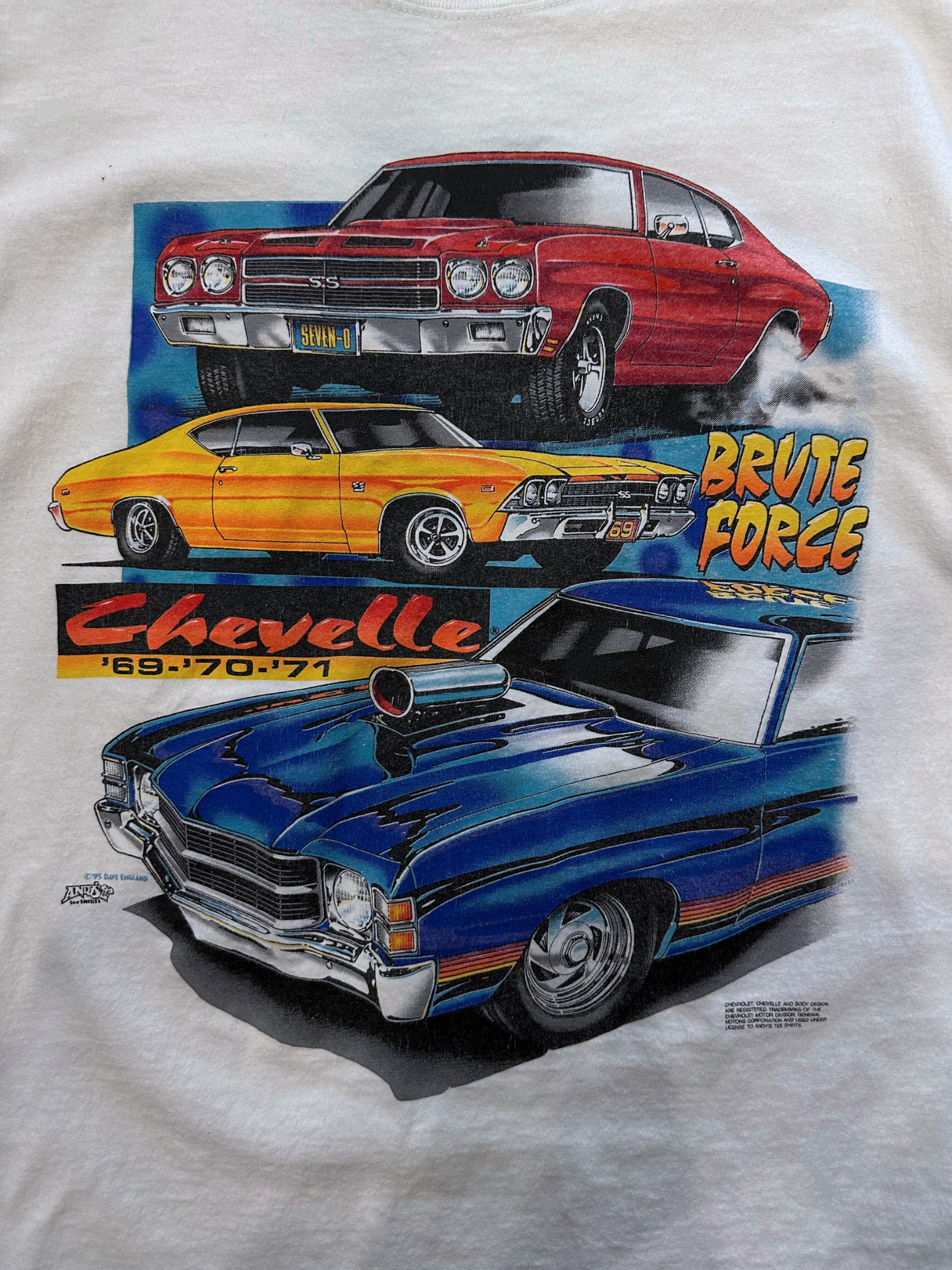 Chevrolet Car ‘95 White T-shirt (M)