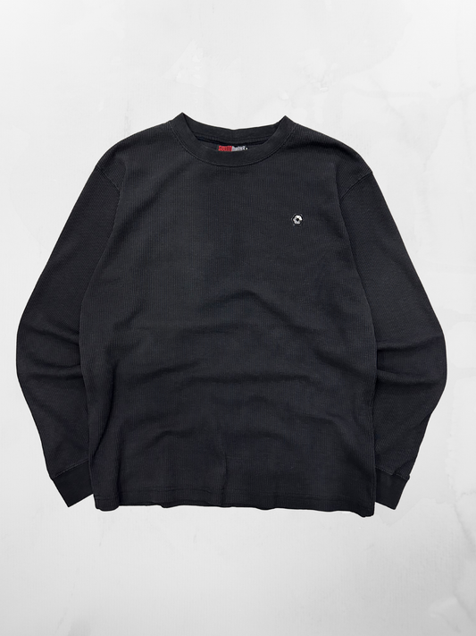 Southpole Y2K Black Thermal Longsleeve (M)