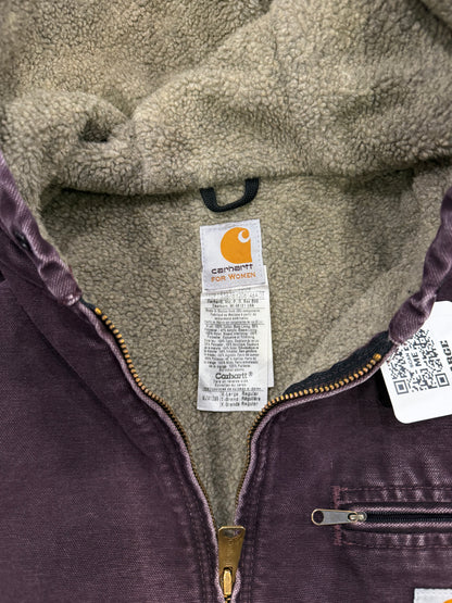 Carhartt Sherpa Workwear Purple ‘09 Zip Up Jacket (L)