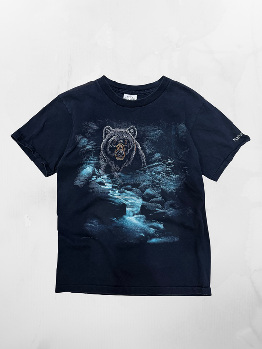 Nature Bear Embroidered ‘97 Navy T-shirt (S)