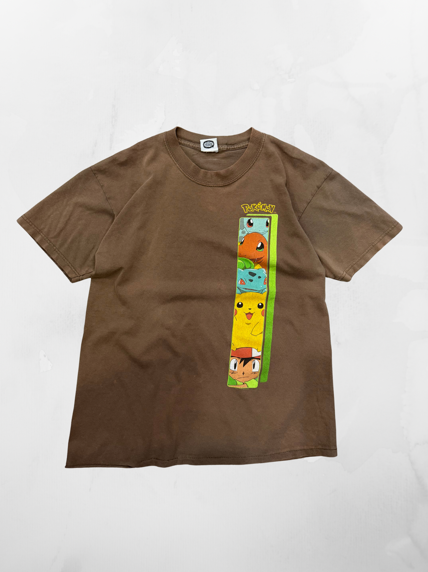 Pokemon 90s Brown T-shirt (S)