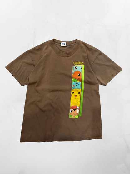 Pokemon 90s Brown T-shirt (S)