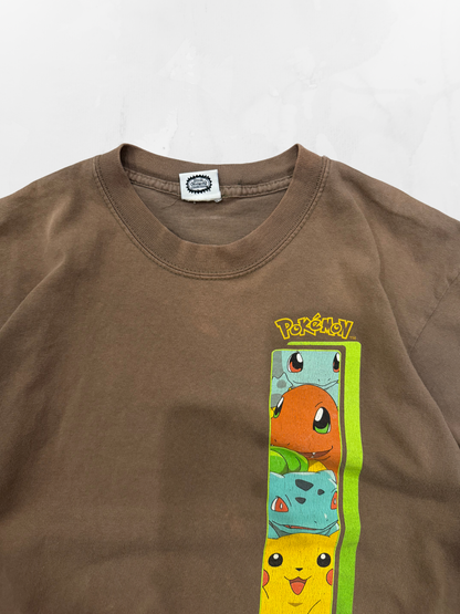 Pokemon 90s Brown T-shirt (S)