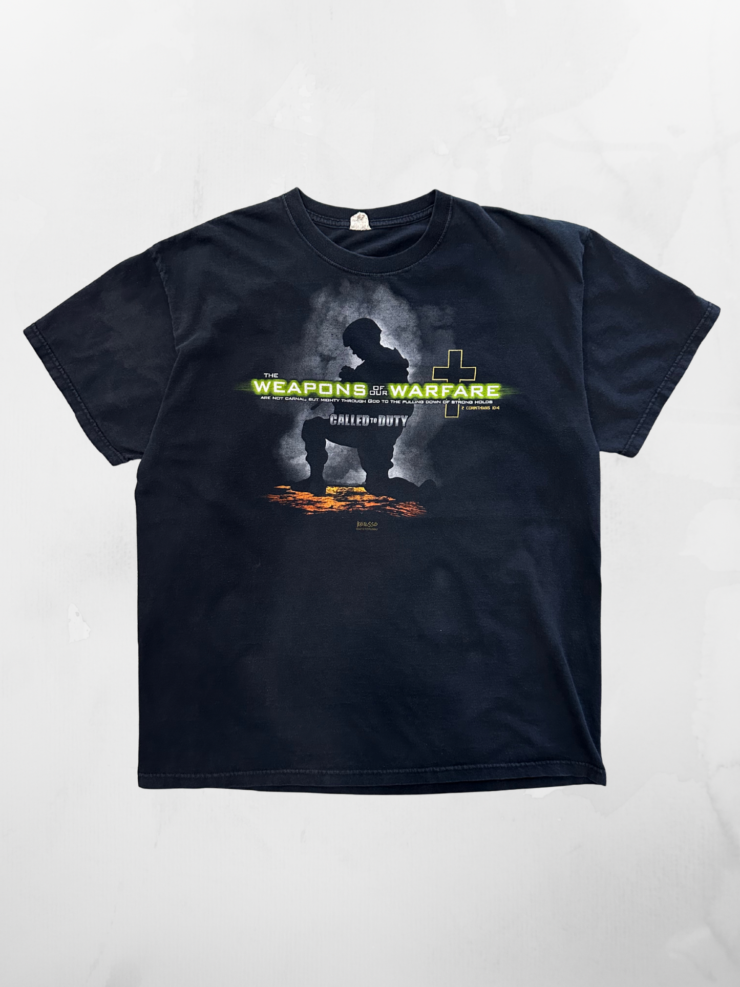 Call of Duty Jesus 00s Black T-shirt (L)