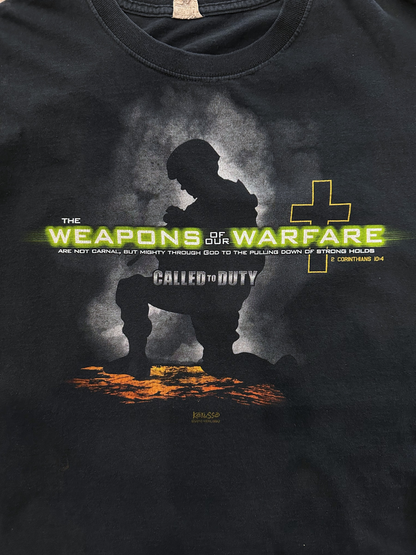 Call of Duty Jesus 00s Black T-shirt (L)