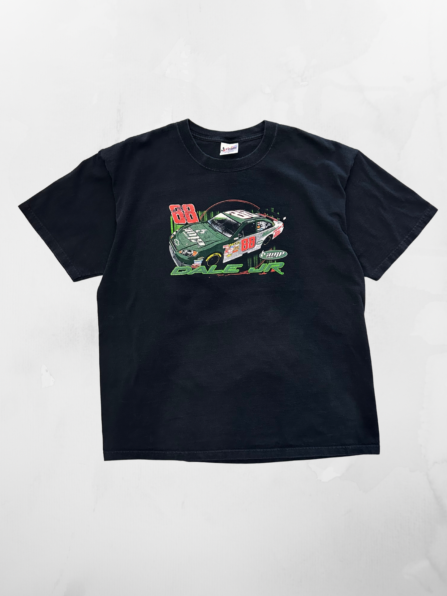 Dale Jr NASCAR 00s Black T-shirt (L)