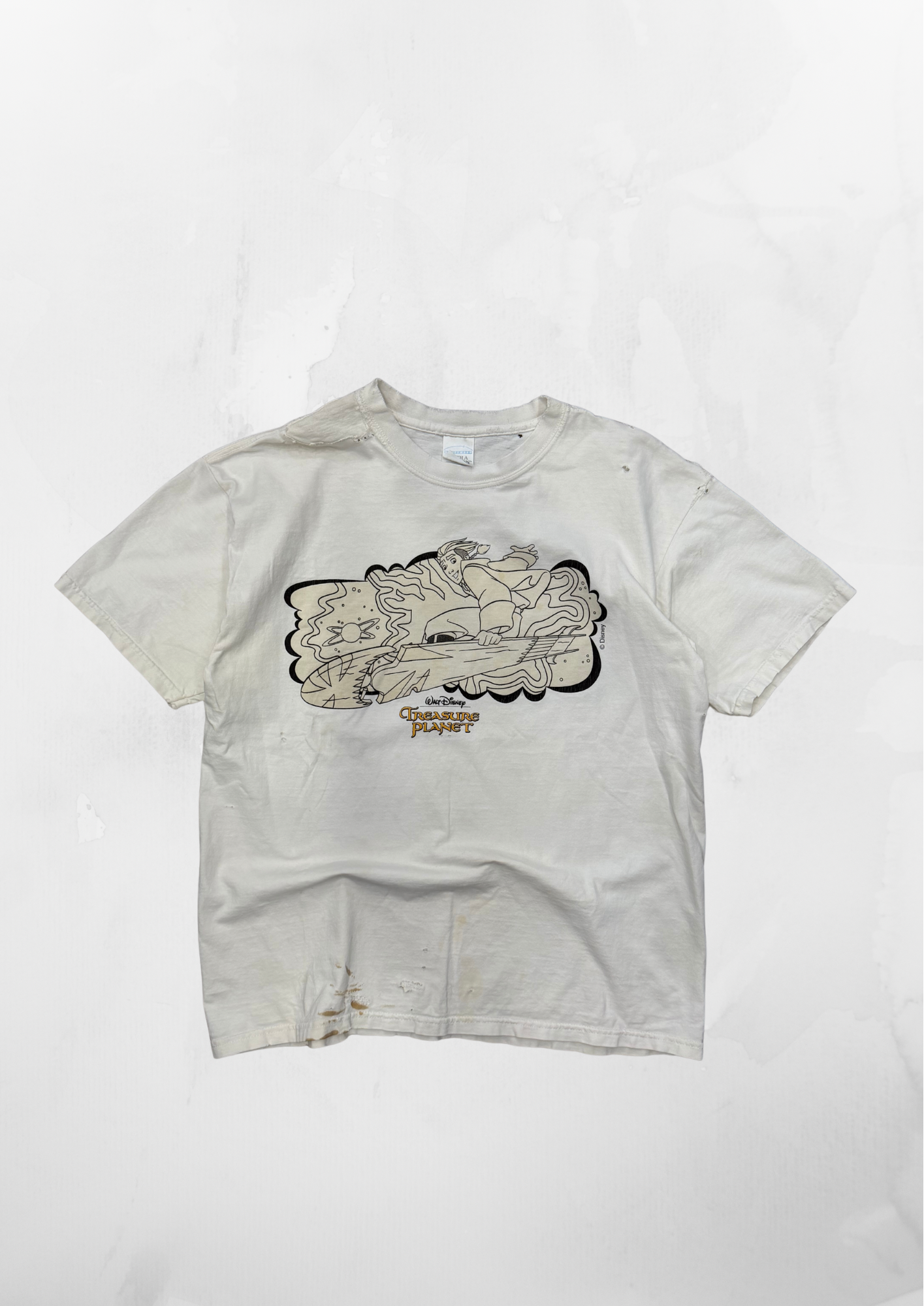 Treasure Planet Movie Promo ’02 White T-shirt (M)