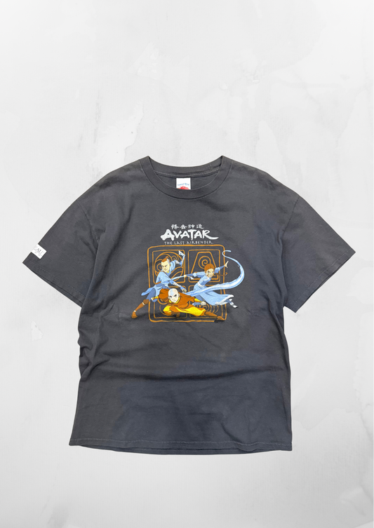 Avatar The Last Airbender 00s TV Promo Dark Grey T-shirt (L)