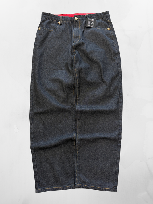 Game Time Y2K Baggy Black Jeans (34”)